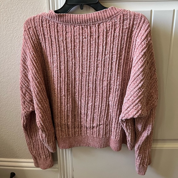 Urban outfitters cropped chenille sweater size small - Picture 4 of 5